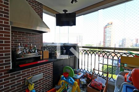 Varanda Gourmet de apartamento à venda com 2 quartos, 67m² em Jardim, Santo André