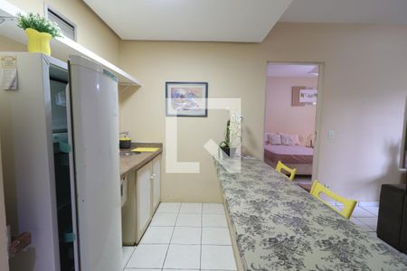 Cozinha de kitnet/studio para alugar com 1 quarto, 50m² em Centro, Ribeirão Preto