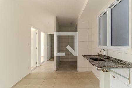 Cozinha de apartamento para alugar com 2 quartos, 50m² em Campos Elíseos, São Paulo