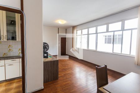 Sala de apartamento à venda com 3 quartos, 110m² em Cruzeiro, Belo Horizonte