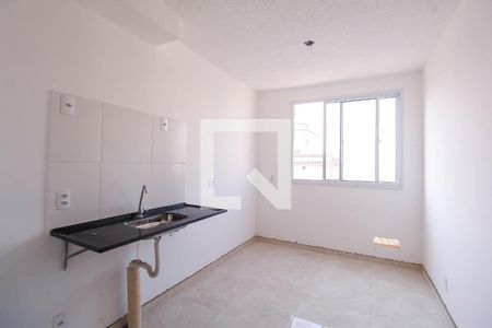 Sala/Cozinha de apartamento à venda com 1 quarto, 27m² em Belenzinho, São Paulo