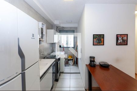 Cozinha de apartamento à venda com 2 quartos, 40m² em Várzea da Barra Funda, São Paulo