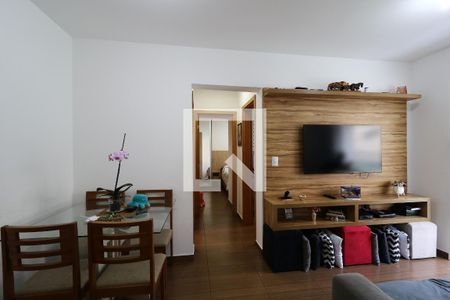 Sala de apartamento à venda com 2 quartos, 52m² em Campestre, Santo André