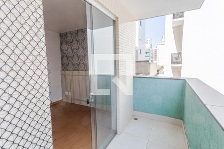 Varanda da Suíte de apartamento para alugar com 2 quartos, 88m² em Santo Antônio, Belo Horizonte