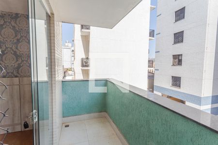 Varanda da Suíte de apartamento para alugar com 2 quartos, 88m² em Santo Antônio, Belo Horizonte