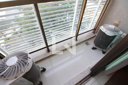 Sala - Varanda de kitnet/studio para alugar com 1 quarto, 40m² em Barra da Tijuca, Rio de Janeiro