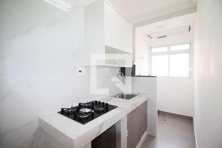 Cozinha de apartamento para alugar com 1 quarto, 40m² em Vila Nova Conceição, São Paulo