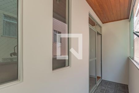 Varanda da Sala de apartamento para alugar com 3 quartos, 98m² em Castelo, Belo Horizonte