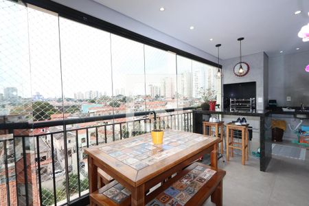 Varanda de apartamento à venda com 3 quartos, 120m² em Vila Prudente, São Paulo