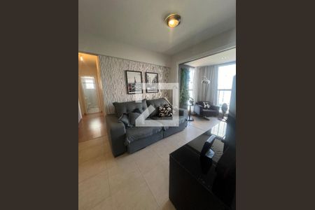 Sala  de apartamento à venda com 3 quartos, 86m² em Vila da Serra, Nova Lima