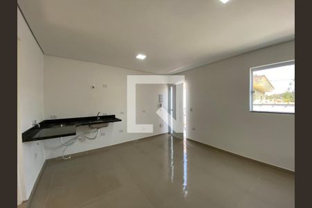 Sala / Cozinha de apartamento para alugar com 1 quarto, 32m² em Vila Nova Mazzei, São Paulo