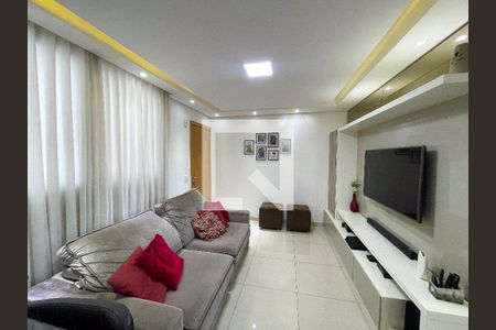 Sala de apartamento para alugar com 2 quartos, 44m² em Califórnia, Contagem