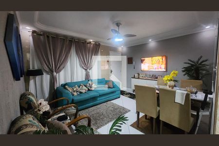 Sala de apartamento para alugar com 3 quartos, 92m² em Vila Sao Jorge, Santos