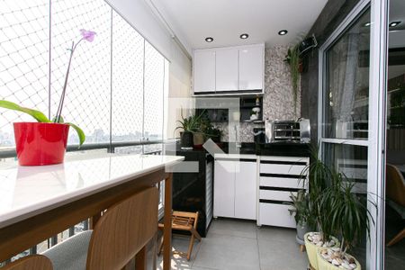 Varanda gourmet de apartamento para alugar com 2 quartos, 84m² em Chácara Seis de Outubro, São Paulo