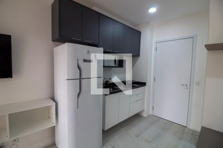 Cozinha- Studio de kitnet/studio para alugar com 1 quarto, 25m² em Campo Belo, São Paulo