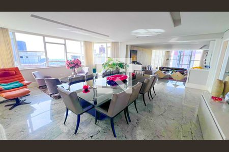 Sala  de apartamento à venda com 5 quartos, 440m² em Gutierrez, Belo Horizonte