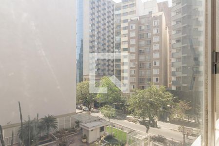 Vista da Sala de apartamento à venda com 1 quarto, 52m² em Santa Cecília, São Paulo