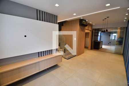 Sala de casa de condomínio à venda com 3 quartos, 130m² em Fazenda Santa Cândida, Campinas