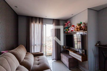 Sala de apartamento à venda com 2 quartos, 49m² em Parque Erasmo Assunção, Santo André