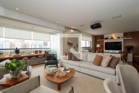 Sala de apartamento para alugar com 4 quartos, 191m² em Vila Morse, São Paulo