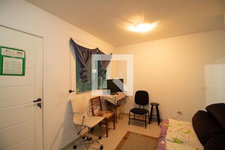 Sala e Cozinha  de kitnet/studio à venda com 1 quarto, 39m² em Vila Nivi, São Paulo