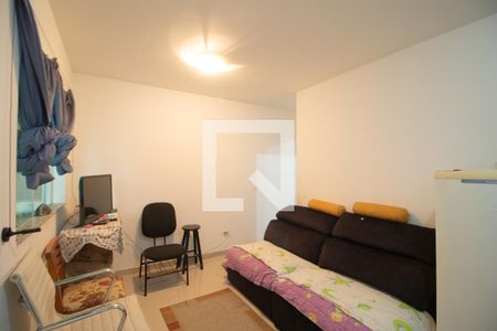 Sala e Cozinha  de kitnet/studio para alugar com 1 quarto, 39m² em Vila Nivi, São Paulo