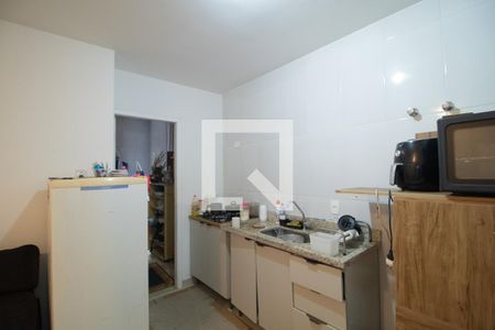 Sala e Cozinha  de kitnet/studio à venda com 1 quarto, 39m² em Vila Nivi, São Paulo