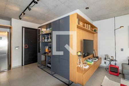 Sala de apartamento à venda com 1 quarto, 74m² em Vila Olímpia, São Paulo