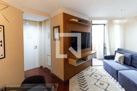 Sala de apartamento à venda com 1 quarto, 40m² em Indianópolis, São Paulo