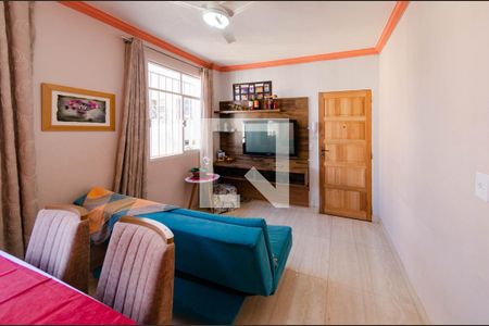 Sala de apartamento à venda com 3 quartos, 70m² em Califórnia, Belo Horizonte