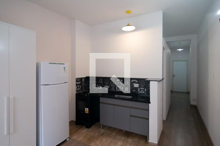 Sala/Cozinha de apartamento à venda com 1 quarto, 45m² em República, São Paulo