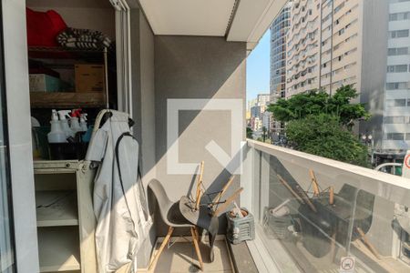 Sacada de apartamento para alugar com 1 quarto, 20m² em Consolação, São Paulo