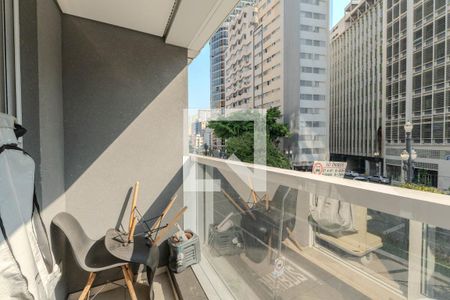 Sacada de apartamento para alugar com 1 quarto, 20m² em Consolação, São Paulo