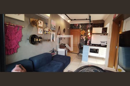 Sala de apartamento para alugar com 1 quarto, 39m² em Jardim Palma Travassos, Ribeirão Preto