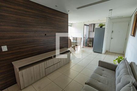 Sala de apartamento à venda com 3 quartos, 70m² em Serrano, Belo Horizonte