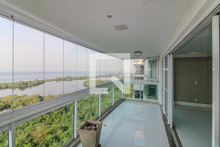 Varanda de apartamento para alugar com 4 quartos, 376m² em Barra da Tijuca, Rio de Janeiro