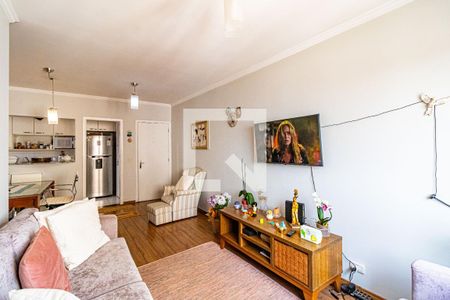 Sala de apartamento à venda com 3 quartos, 74m² em Vila Gomes, São Paulo