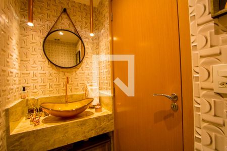 Lavabo de apartamento à venda com 3 quartos, 97m² em Vila Scarpelli, Santo André