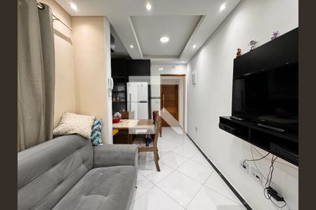 Sala de apartamento à venda com 2 quartos, 84m² em Jardim Bela Vista, Santo André