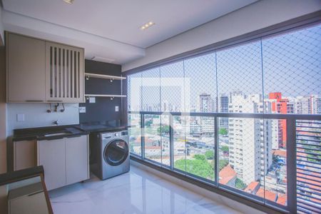 Varanda /Área de Serviço de apartamento à venda com 2 quartos, 74m² em Mirandópolis, São Paulo