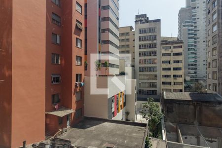 Vista do Quarto de apartamento à venda com 1 quarto, 32m² em Vila Buarque, São Paulo