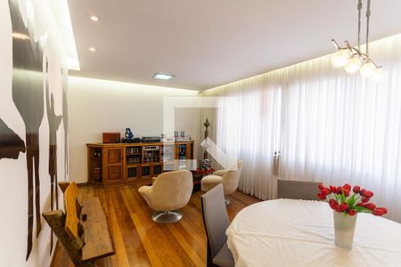 Sala de apartamento à venda com 3 quartos, 113m² em Grajaú, Belo Horizonte