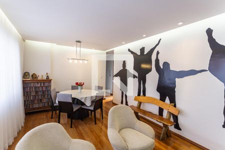 Sala de apartamento à venda com 3 quartos, 113m² em Grajaú, Belo Horizonte