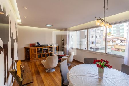 Sala de apartamento à venda com 3 quartos, 113m² em Grajaú, Belo Horizonte