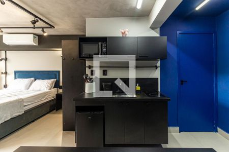 Cozinha de kitnet/studio à venda com 1 quarto, 37m² em Centro Histórico de São Paulo, São Paulo