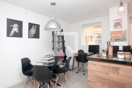 Studio - Sala de Jantar de kitnet/studio à venda com 1 quarto, 54m² em Centro Histórico, Porto Alegre