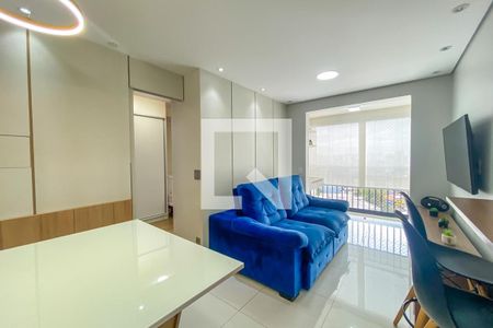 Sala de apartamento para alugar com 1 quarto, 42m² em Jardim Olavo Bilac, São Bernardo do Campo