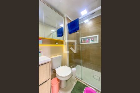 Banheiro de apartamento para alugar com 1 quarto, 42m² em Jardim Olavo Bilac, São Bernardo do Campo