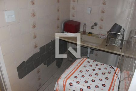 Cozinha de apartamento para alugar com 1 quarto, 30m² em Centro, São Vicente