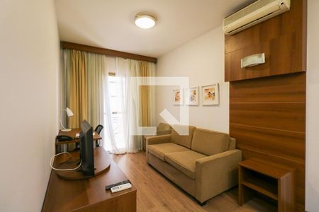 Sala de apartamento para alugar com 1 quarto, 38m² em Barcelona, São Caetano do Sul